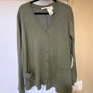 Wilt Slub Slouchy long sleeve top